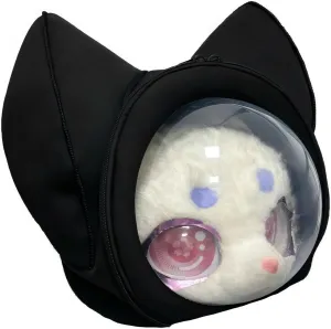 Fursuitfurry Animal Head Bag, Fursuit Hood Portable Backpack, Translucent Animal Head Mask Storage Mobile Bag