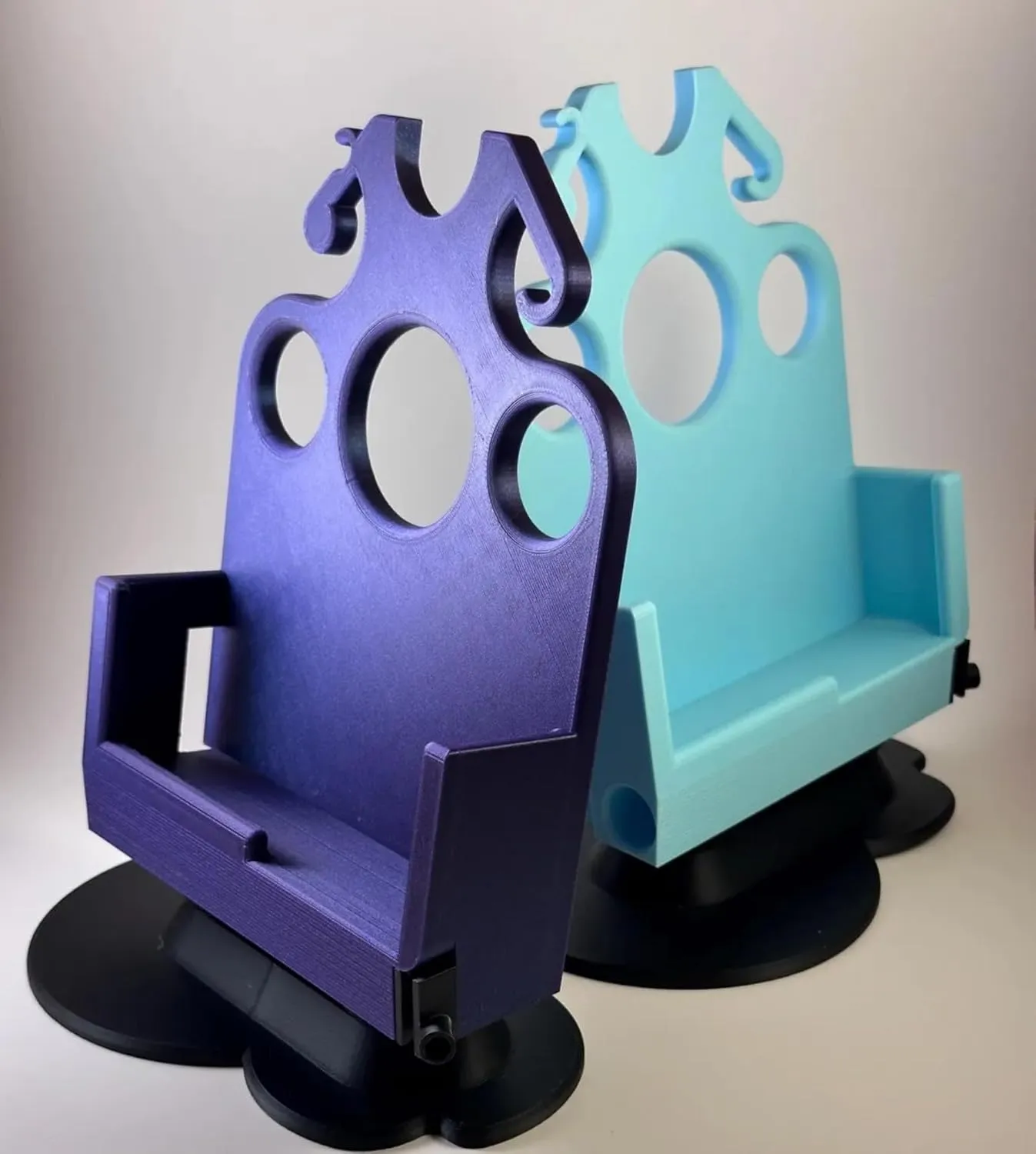 G-Tube Feeding Pump Caddy – Holder Compatible with Infinity Feeding Pump – Magnetic Quick-Connect Base – Portable G Tube Accessories for Home & Travel (Blue)