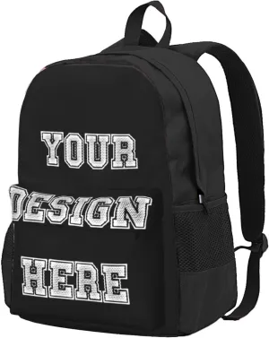 Generic Custom Backpack Large-capacity Casual Laptop Backpack Design Text Photo Logo Personalized Travel Backpack, Medium