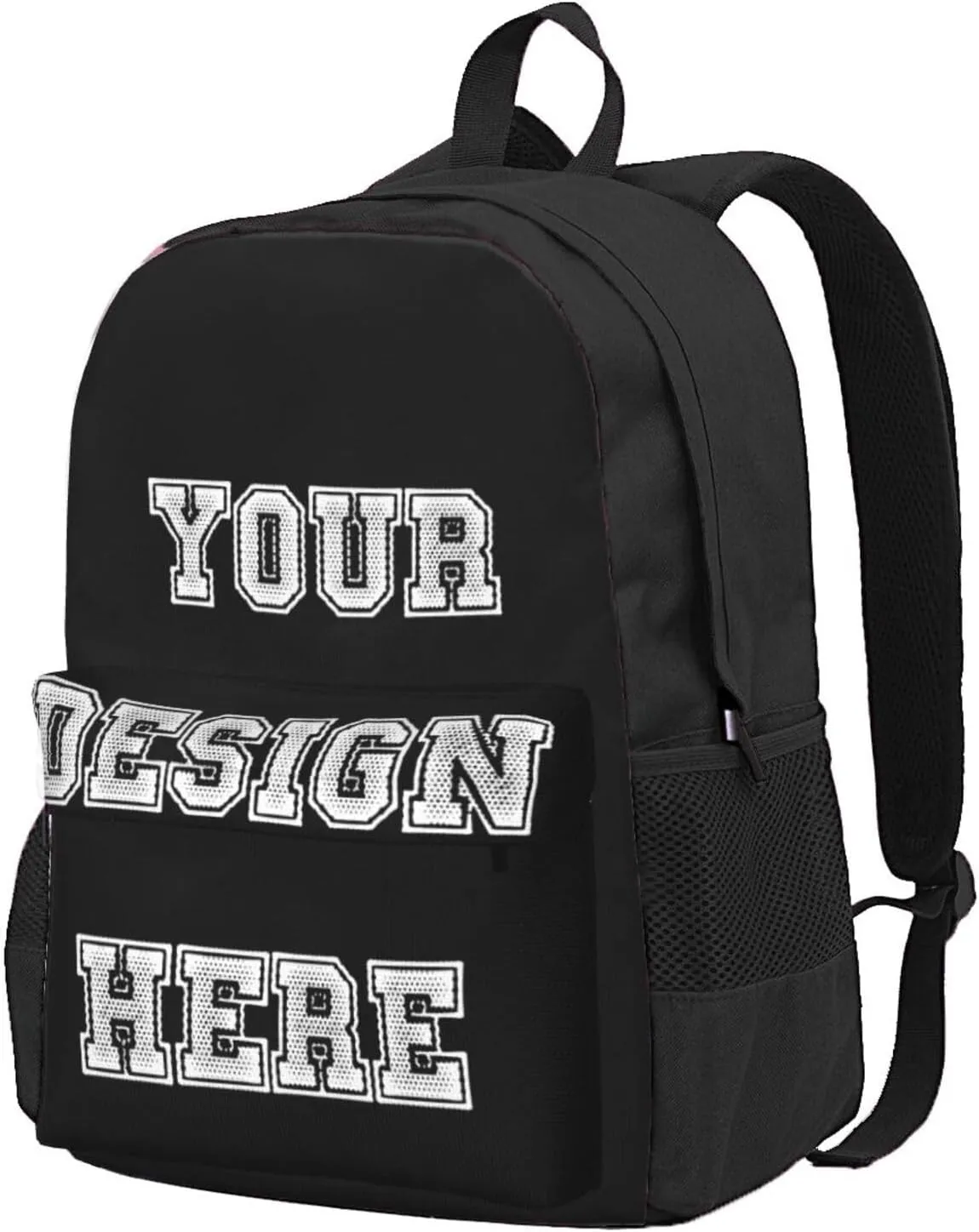 Generic Custom Backpack Large-capacity Casual Laptop Backpack Design Text Photo Logo Personalized Travel Backpack, Medium