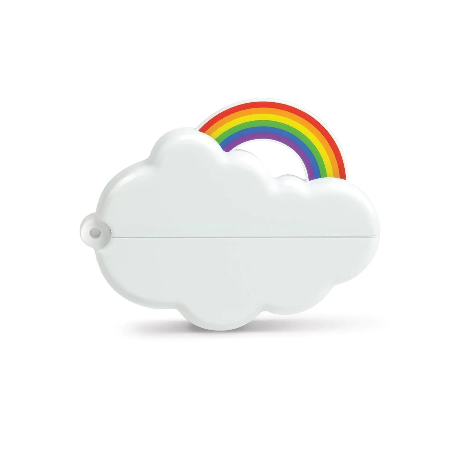 Genuine Fred HEAD IN THE CLOUDS Folding Brush and Comb, Fun Cloud and Rainbow Design, Hair Care Tool and Detangling Comb, Great for Travel and Diaper Bags, Fun Gift and Stocking Stuffer