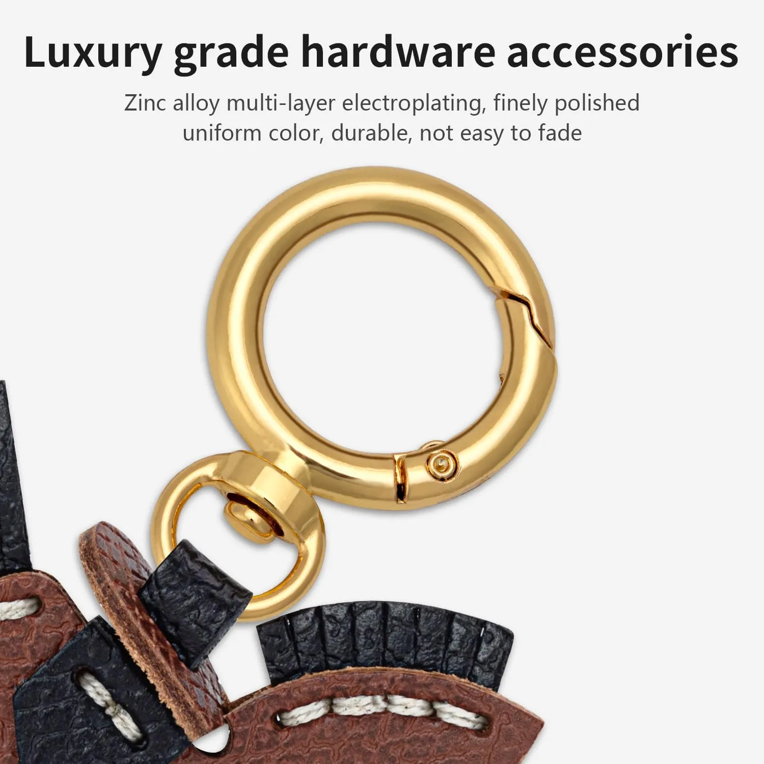 Genuine Leather Bag Charms for Handbags, Horse Keychains for Women, Handmade Horse Purse Charms for Handbags, Crossbody bags, Purses, Backpacks