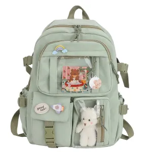 Girl bag Backpacks Cute Waterproof Multi-Pocket Nylon School Backpack for Student Female Girls Kawaii Laptop Book Pack Mochilas