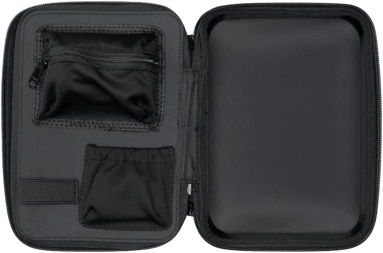 Glucology Diabetic Travel Case - Organizer for Blood Sugar Test Strips, Medication, Glucose Meter, Pills, Tablets, Pens, Insulin Syringes, Needles, Lancets (Flowers, Plus)