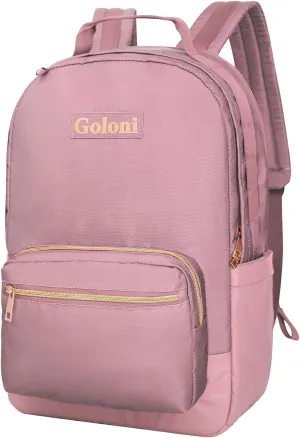 Goloni 15.6 Inch Laptop Backpack School bag for Women Girl Work Bag, Cute Womens Travel Backpack Purse, Waterproof Backpacks Nurse Stylish Travel Bags Casual Daypacks for College, Business