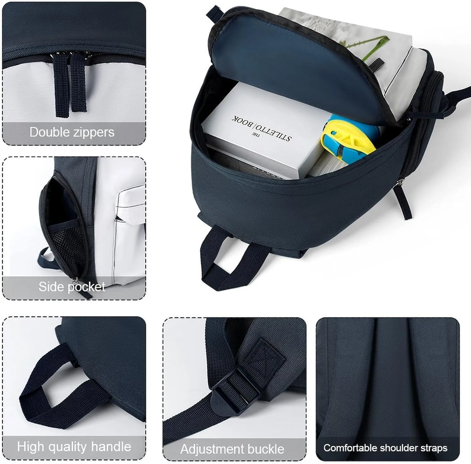 Green Grasshopper Image Travel Backpack Casual Bag Lightweight Hiking Backpacks for Business, Travelling, Hiking