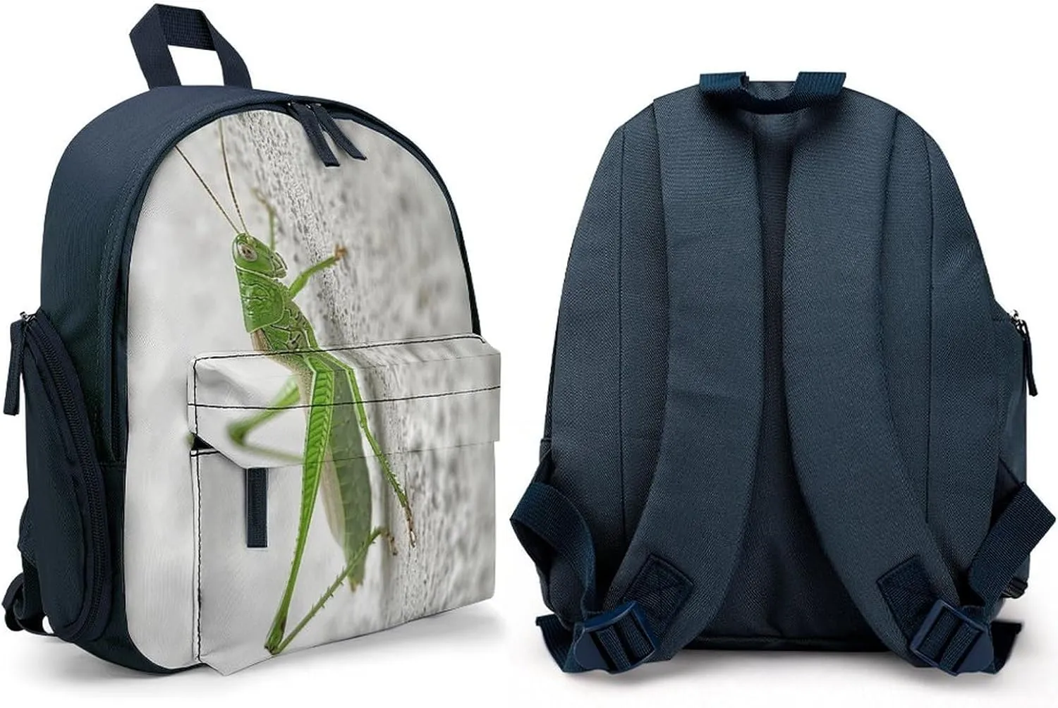 Green Grasshopper Image Travel Backpack Casual Bag Lightweight Hiking Backpacks for Business, Travelling, Hiking