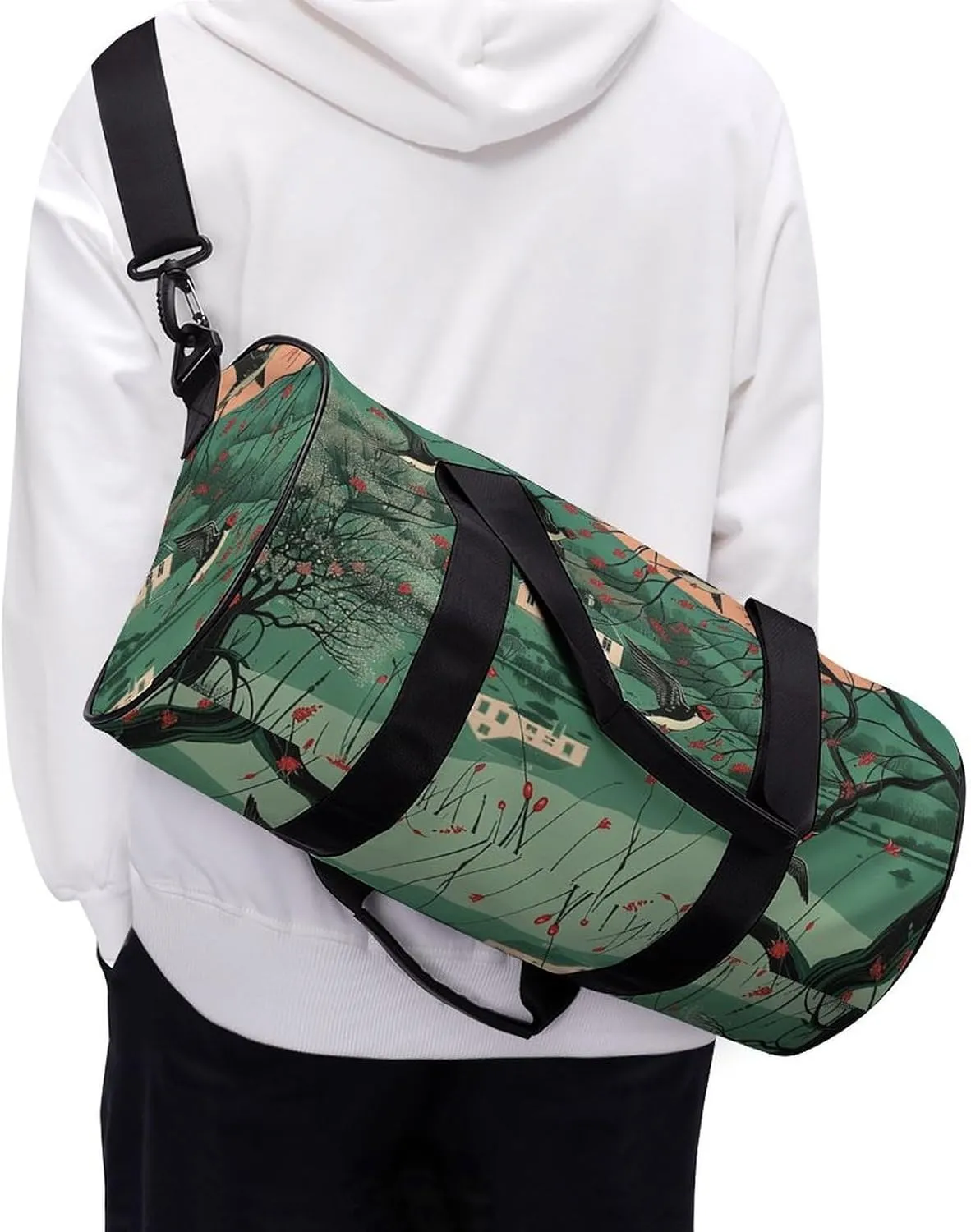 Gym Bag A Few Animal Duffel Bag for Men Women Overnight Bag with Shoe Compartment Workout Bags