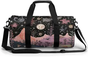 Gym Bag Animals On The Field Duffel Bag for Men Women Overnight Bag with Shoe Compartment Workout Bags