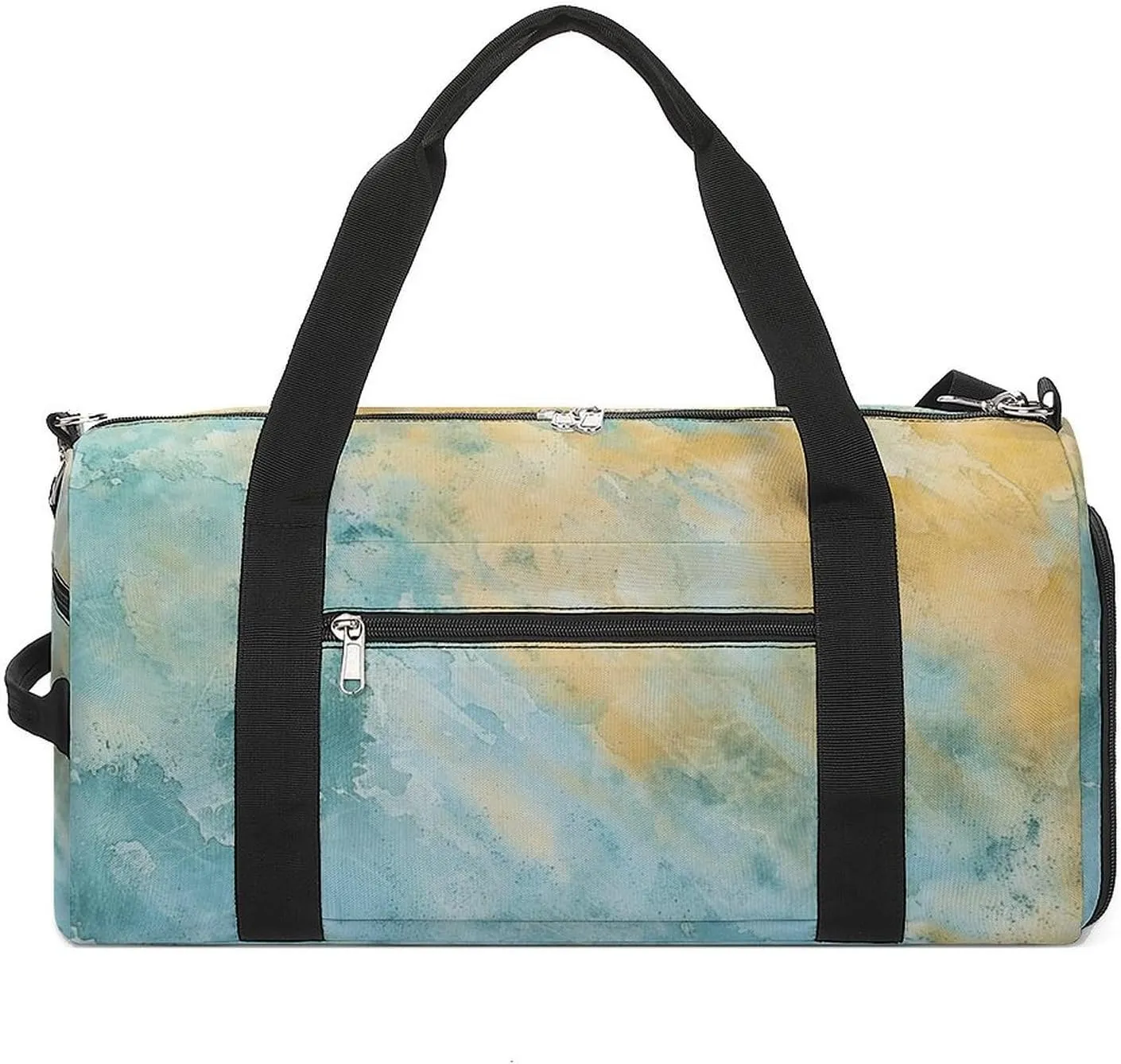 Gym Bag Beautiful Sand Texture Duffel Bag for Men Women Overnight Bag with Shoe Compartment Workout Bags