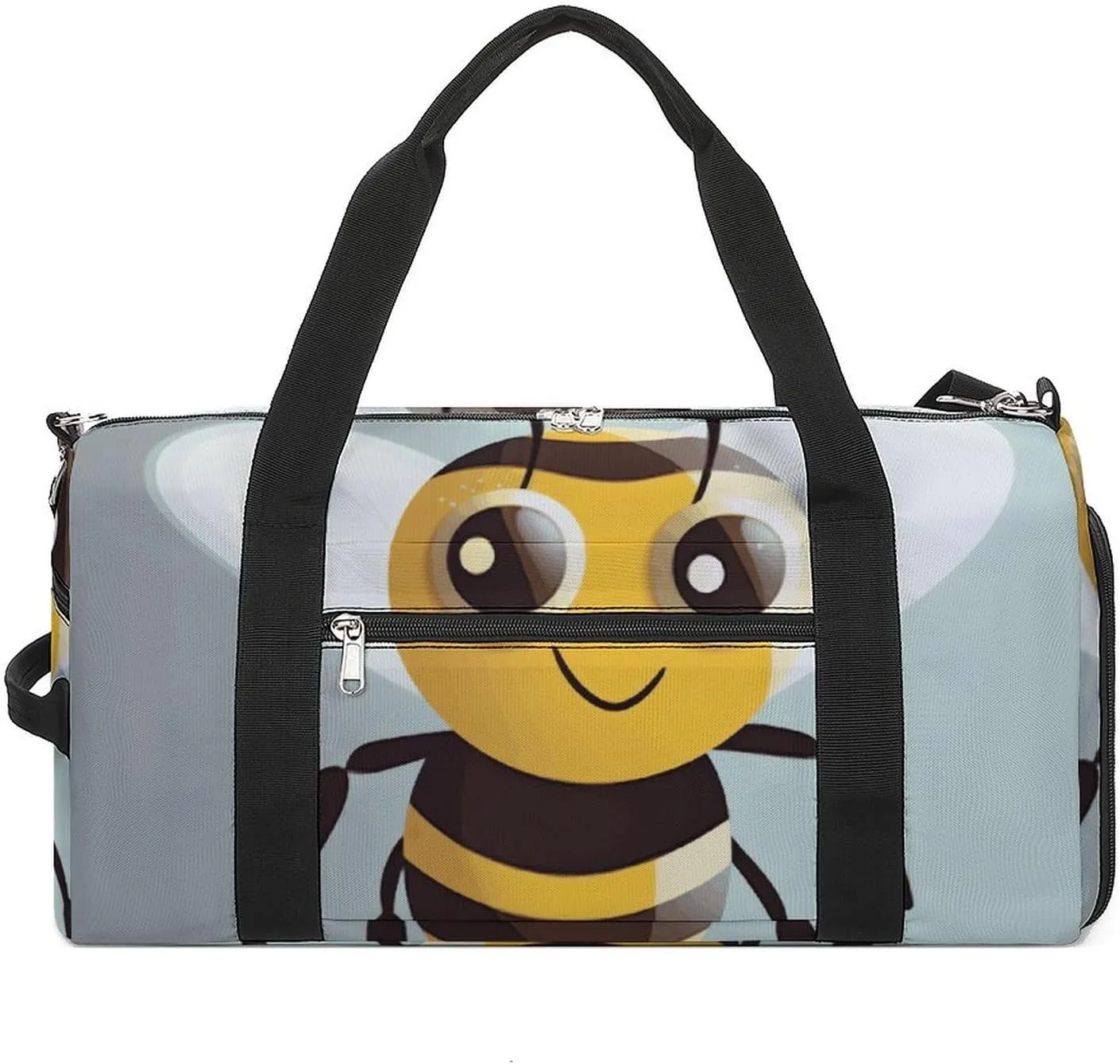Gym Bag Cartoon Animal Duffel Bag for Men Women Overnight Bag with Shoe Compartment Workout Bags