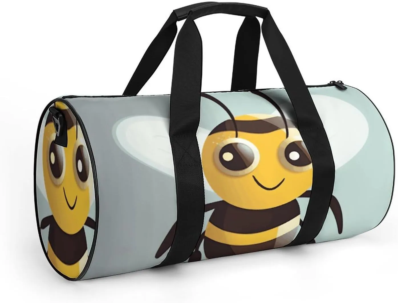 Gym Bag Cartoon Animal Duffel Bag for Men Women Overnight Bag with Shoe Compartment Workout Bags