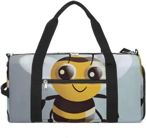 Gym Bag Cartoon Animal Duffel Bag for Men Women Overnight Bag with Shoe Compartment Workout Bags