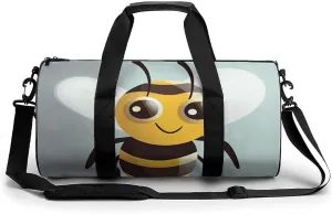 Gym Bag Cartoon Animal Duffel Bag for Men Women Overnight Bag with Shoe Compartment Workout Bags