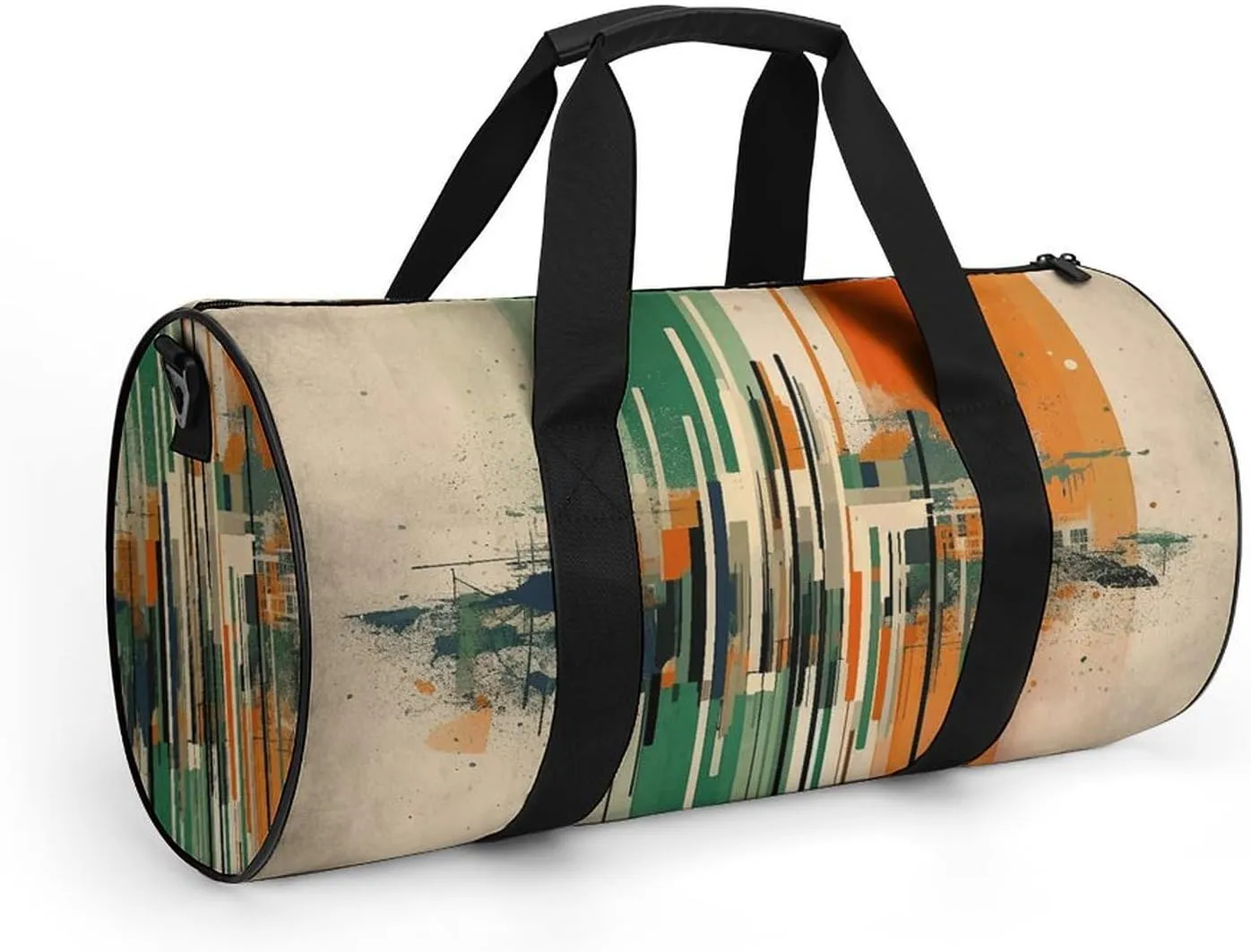 Gym Bag Complex Patterns Duffel Bag for Men Women Overnight Bag with Shoe Compartment Workout Bags