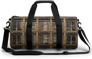 Gym Bag Designed Window Duffel Bag for Men Women Overnight Bag with Shoe Compartment Workout Bags