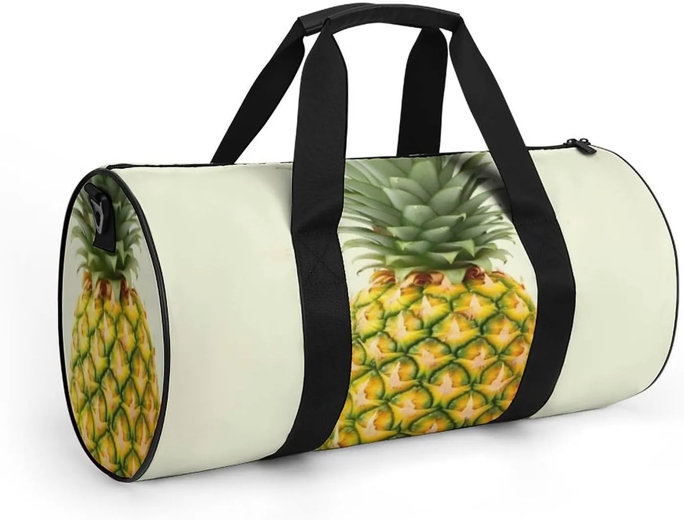 Gym Bag Fresh Pineapple Duffel Bag for Men Women Overnight Bag with Shoe Compartment Workout Bags