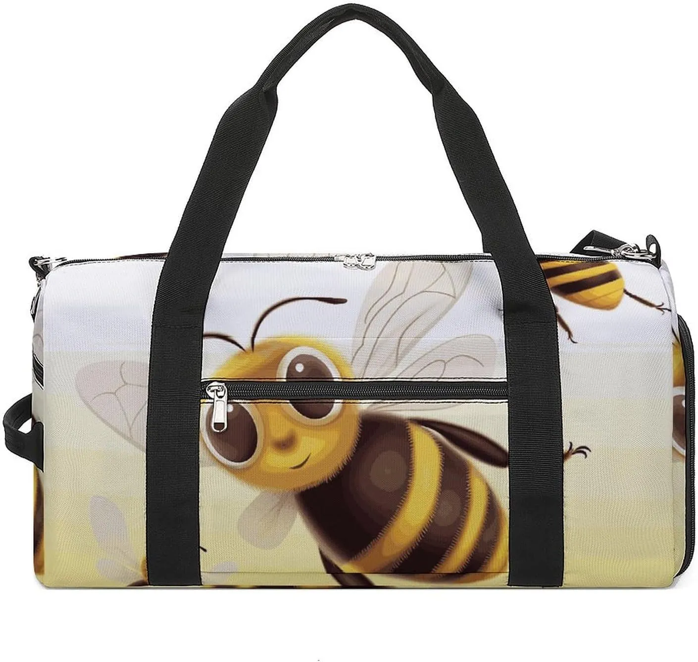 Gym Bag Honey Animal Duffel Bag for Men Women Overnight Bag with Shoe Compartment Workout Bags