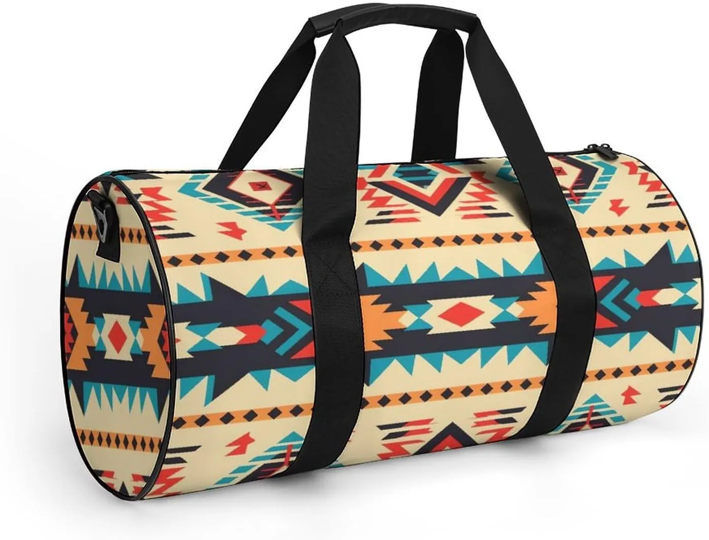 Gym Bag Native American Duffel Bag for Men Women Overnight Bag with Shoe Compartment Workout Bags