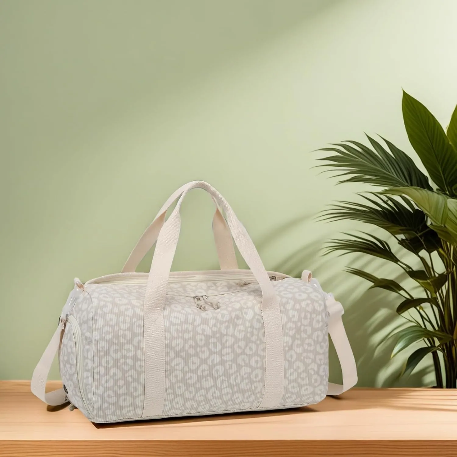 Gym Bag Sports Duffle with Wet Pocket Dance Overnight Bag with Waterproof Shoe Pouch and Air Hole for Girls Kids Women