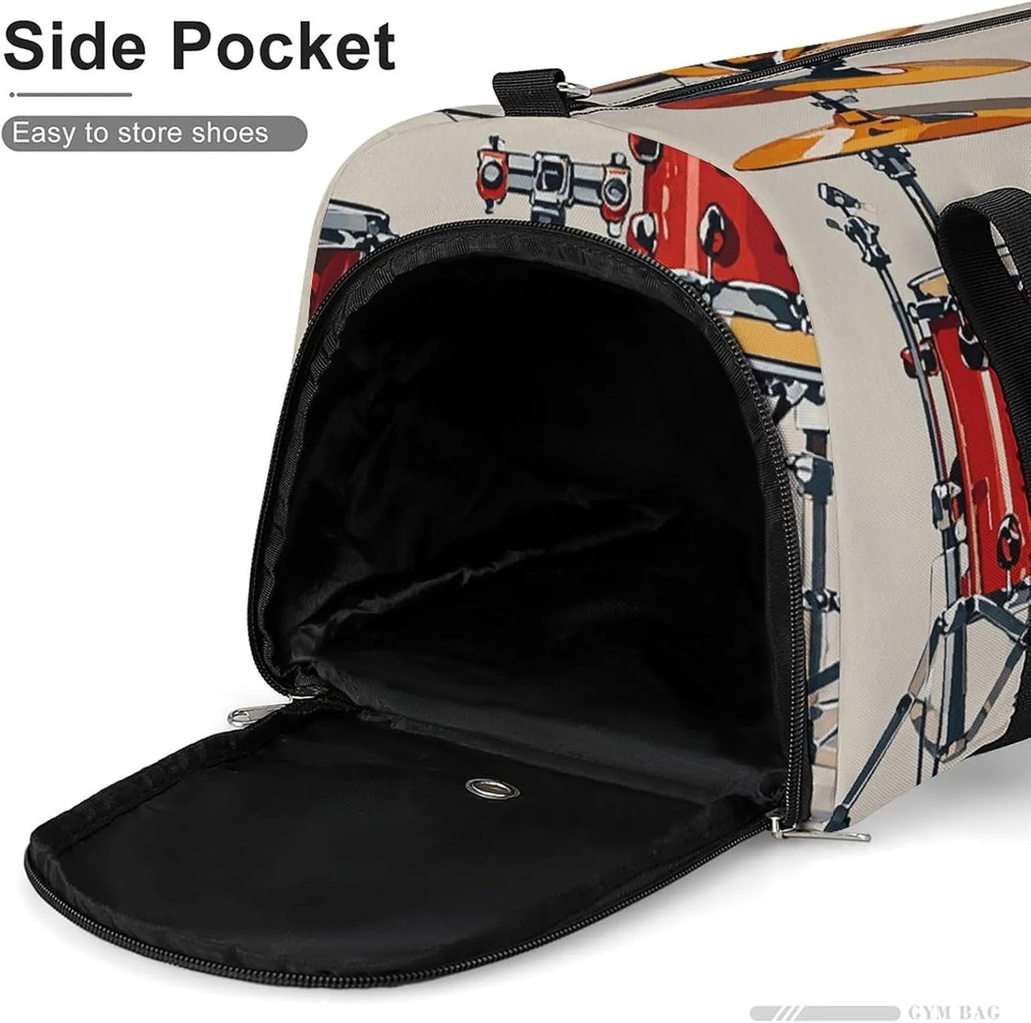 Gym Bags for Men Women Concert Party Duffle Bag Travel Overnight Bag with Shoe Compartment Tote Bags