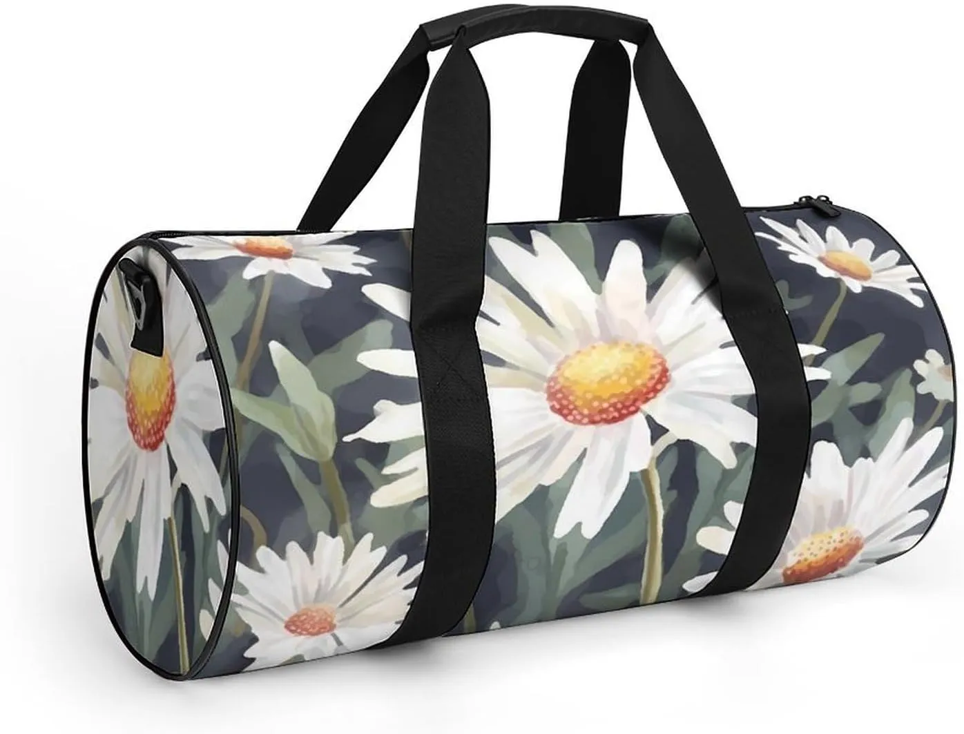 Gym Bags for Men Women Daisy Duffle Bag Travel Overnight Bag with Shoe Compartment Tote Bags