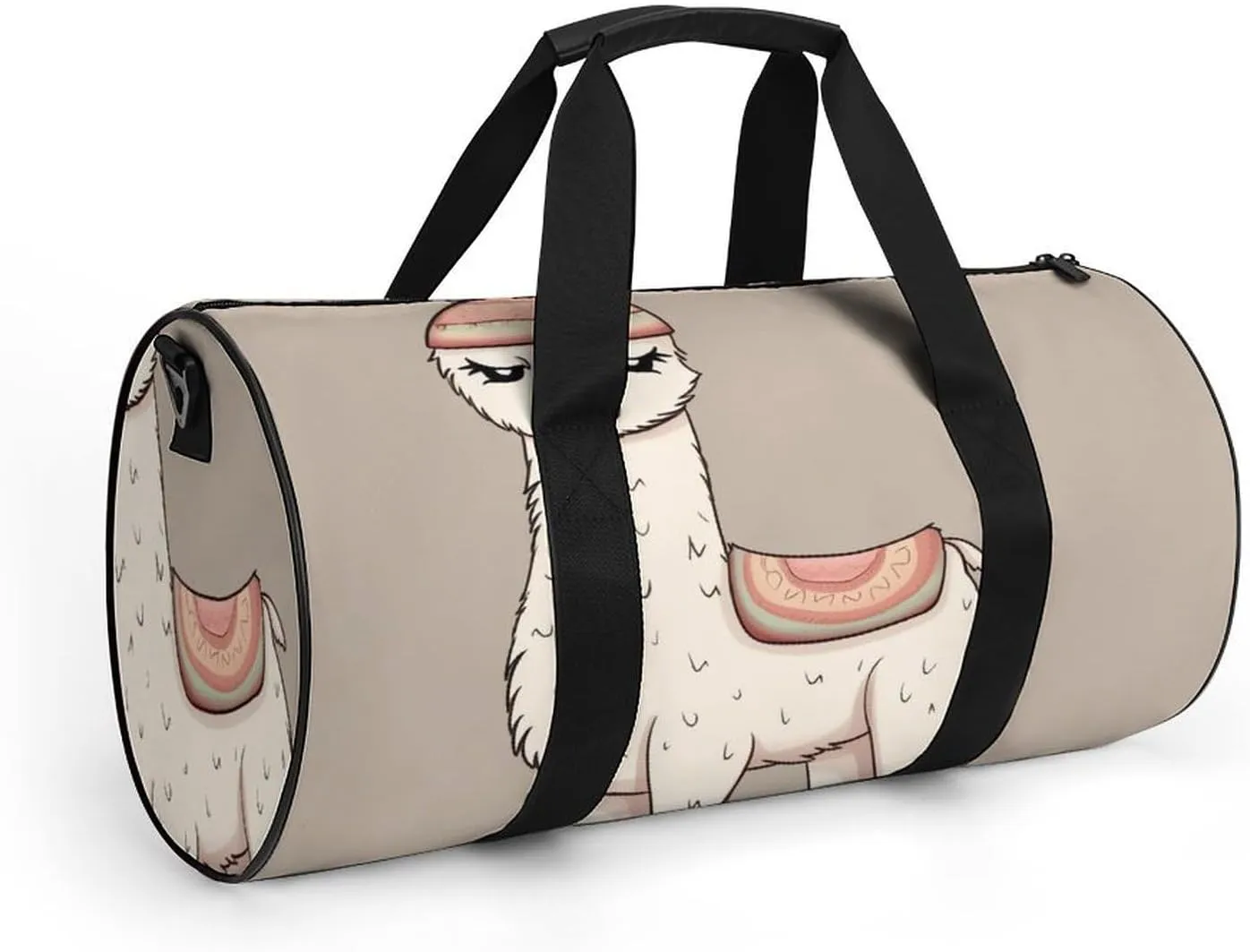 Gym Bags for Men Women No Drama Llama Duffle Bag Travel Overnight Bag with Shoe Compartment Tote Bags