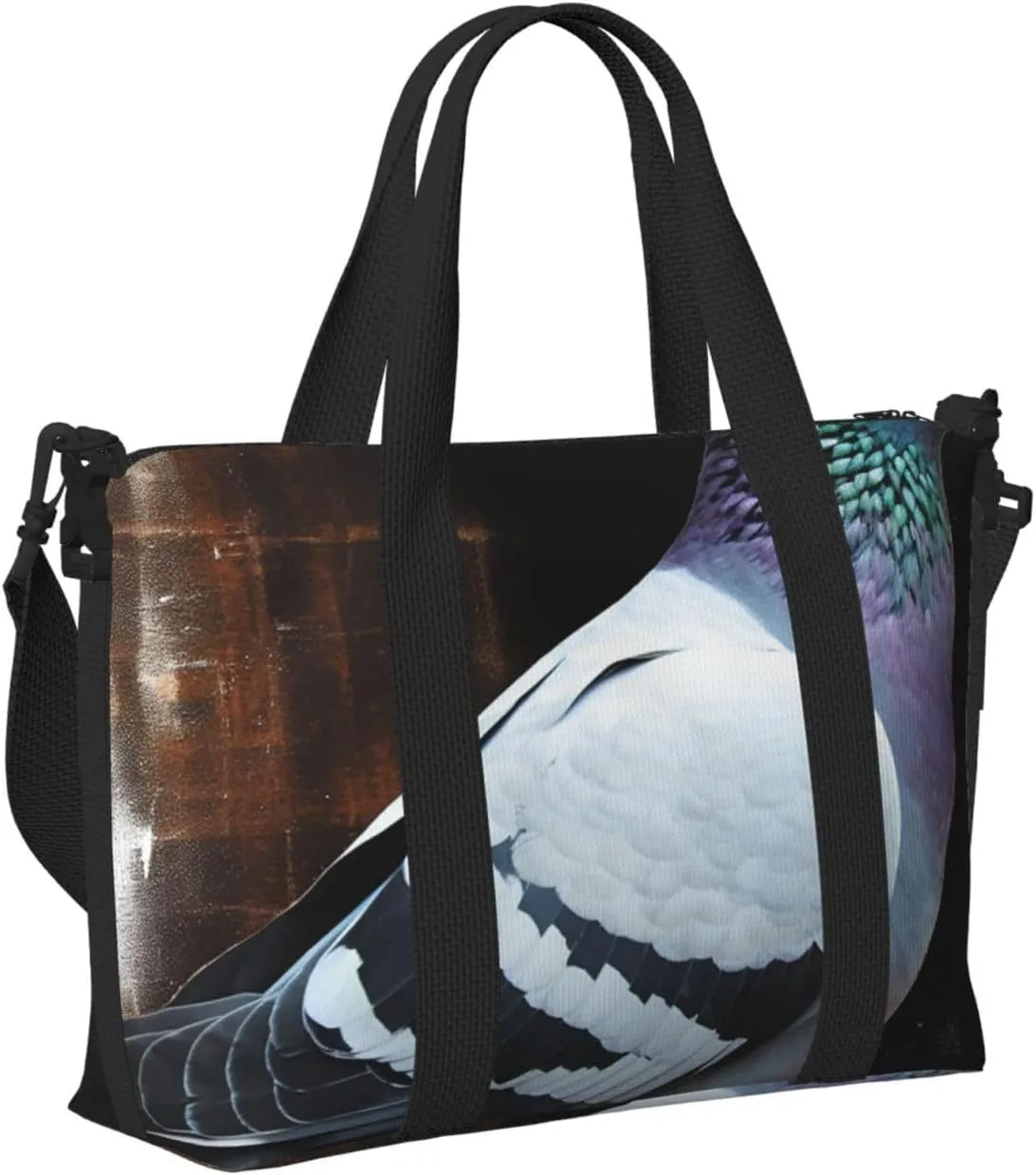 Gym Bags Small Pigeon Duffel Bag Overnight Bag with Shoe Compartment Carryon Bag for Men Women