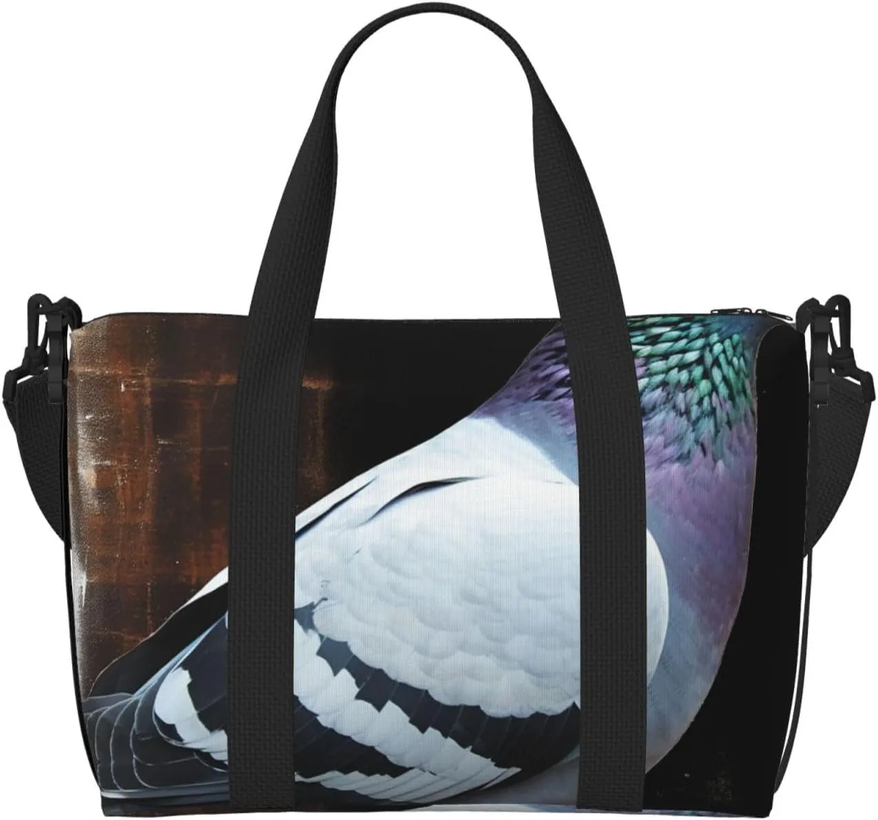 Gym Bags Small Pigeon Duffel Bag Overnight Bag with Shoe Compartment Carryon Bag for Men Women