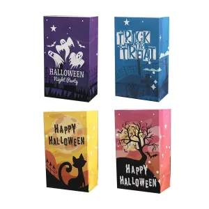 Halloween Kraft Paper Candy Bags 4 Colors 25PCS
