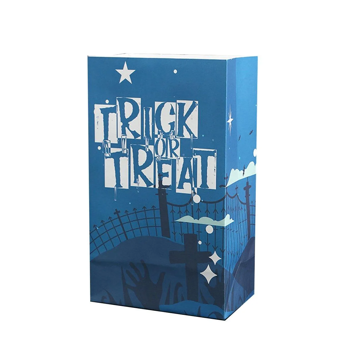 Halloween Kraft Paper Candy Bags 4 Colors 25PCS