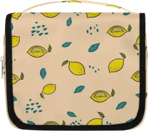 Hanging Toiletry Bag for Men - Lemon Cosmetic Makeup Bag Travel Organizer, Waterproof Toiletries Accessories Bag, Essentials for Women