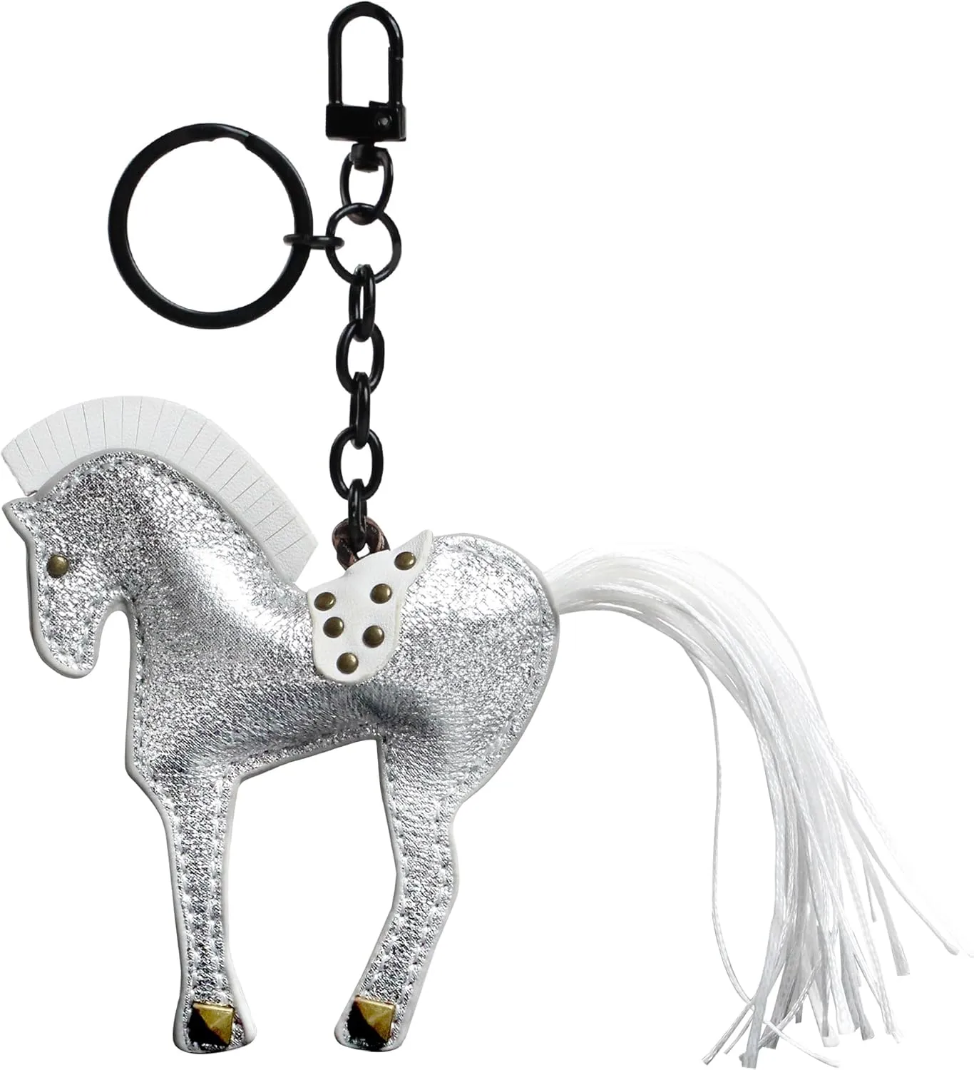 Horse Keychain, Hanging Charm Accessory for Purse, Bag and Backpacks Pony Key Chain