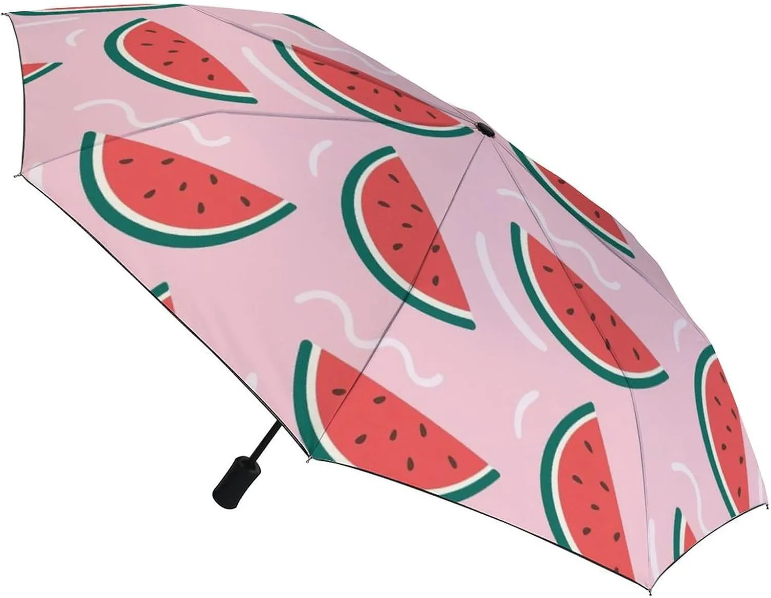 Ice Cream Cute Compact Travel Umbrella, Windproof Waterproof Stick Umbrella Protection Umbrellas