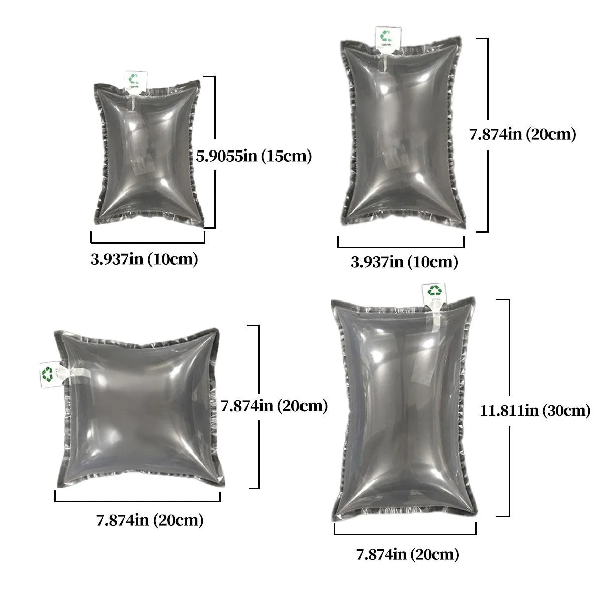 Inflatable Air Column Bags Bubble Wrap Cushioning 100PCS