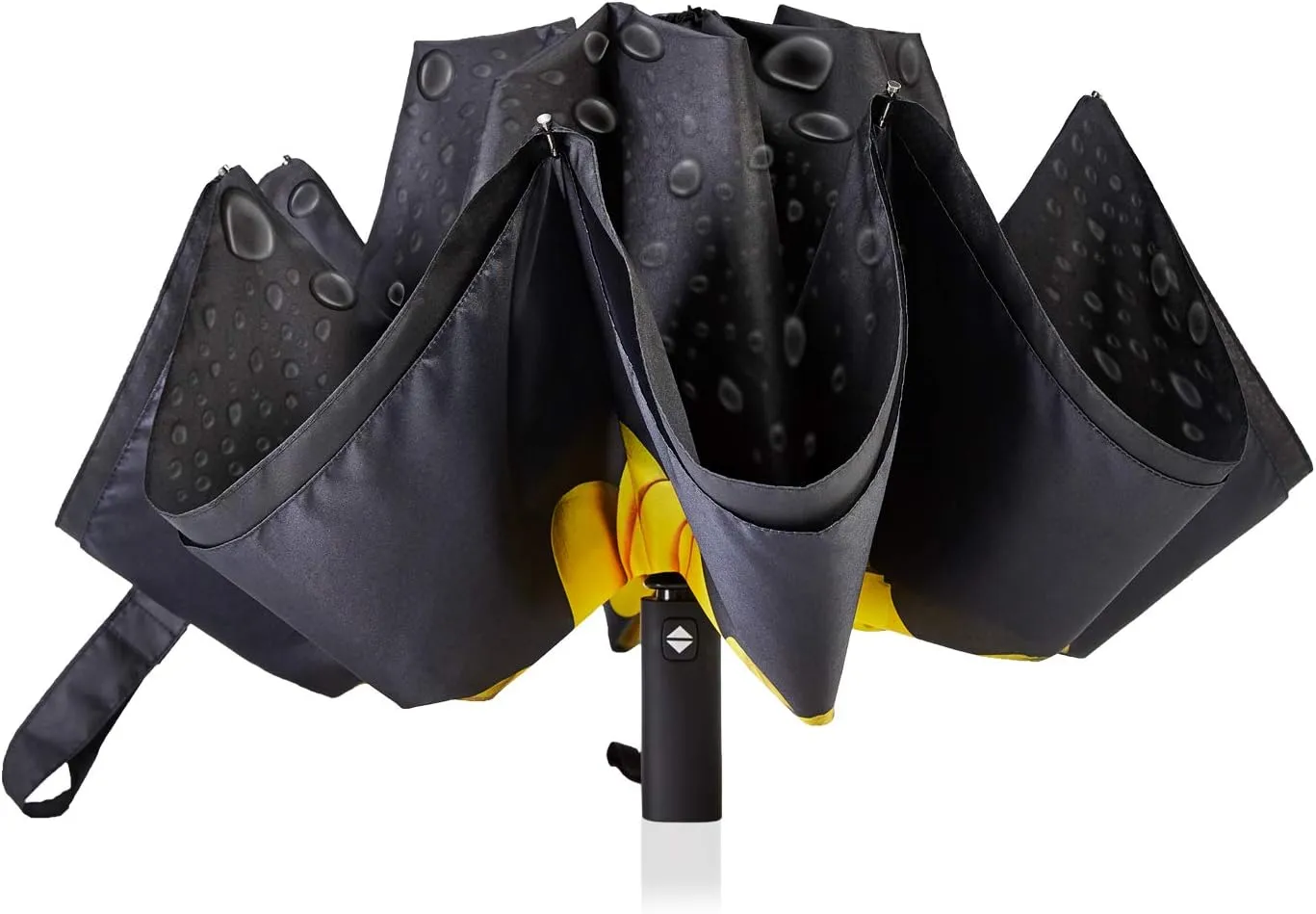 Inverted Umbrella Double Layer Automatic Folding Reserve Umbrella Windproof UV Protection for Rain Car Travel Outdoor Men Women