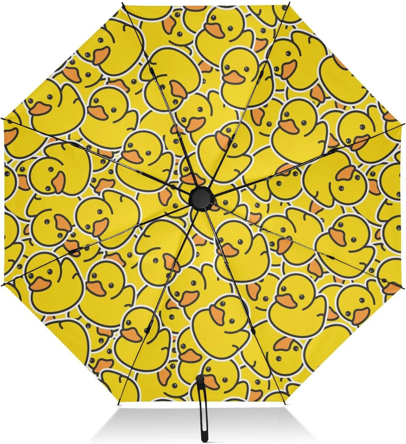 Inverted Umbrella, Windproof UV Protection Sun RainAutomatic Umbrella Compact Umbrella Reverse Umbrella for Women Men, Travel Folding Umbrella with Cover Bag