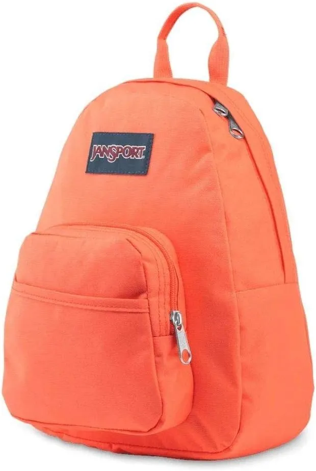 JanSport Half Pint Mini Backpack, 10.2 L - Durable Mini Bag Purse with Adjustable Shoulder Straps, Single Main Compartment, Zippered Stash Pocket, Sedona Sun