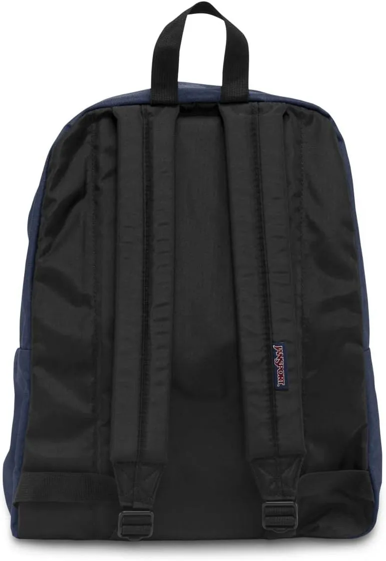 JanSport SuperBreak One Backpack Navy - Durable, Lightweight Bag with 1 Main Compartment, Front Utility Pocket with Built-in Organizer - Premium Backpack