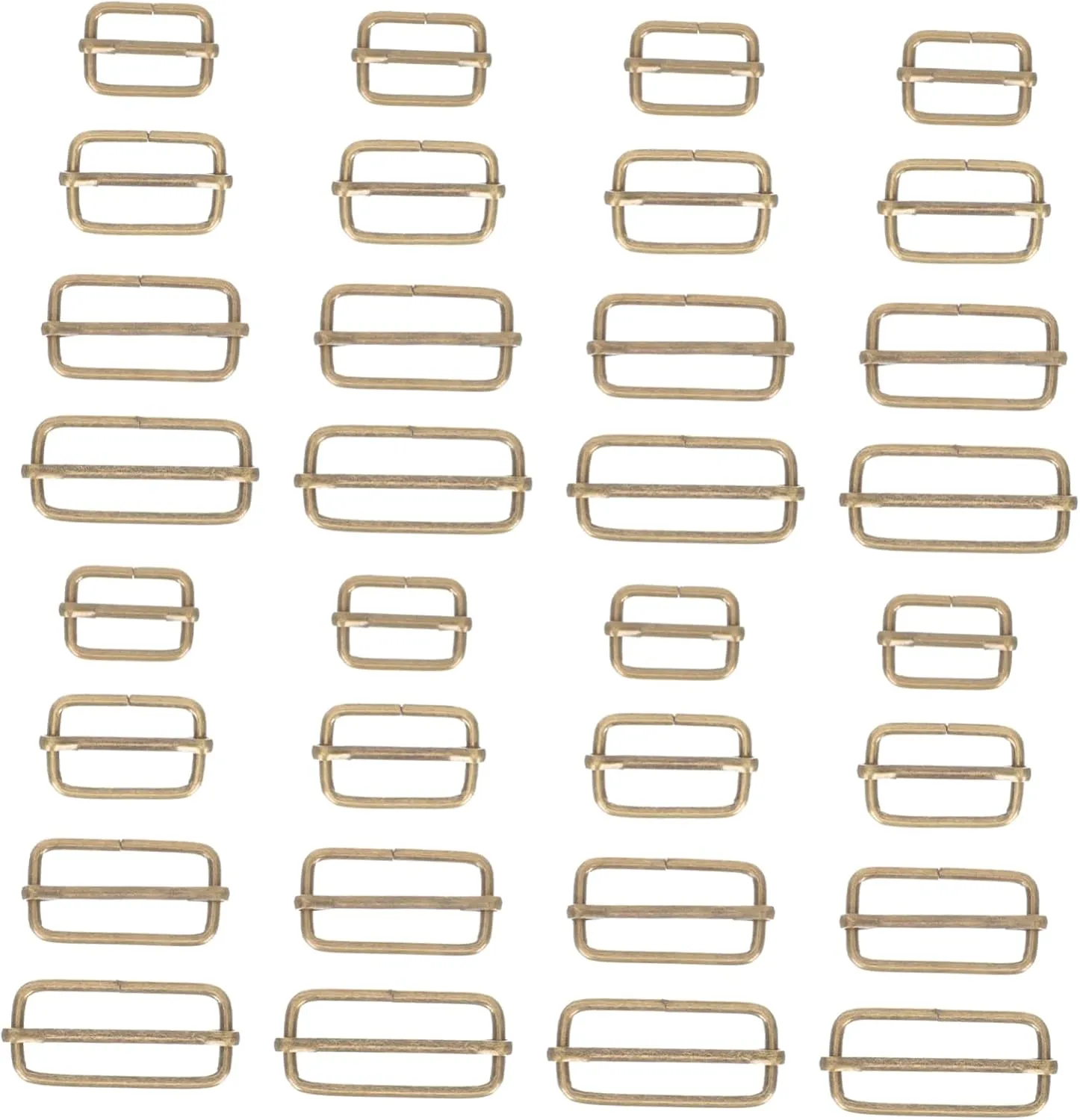 jojofuny 80pcs Buckles for Straps Durable Adjustable Bag Accessories for DIY Harnesses Luggage Belts and Shoulder Straps Easy to Install and Use