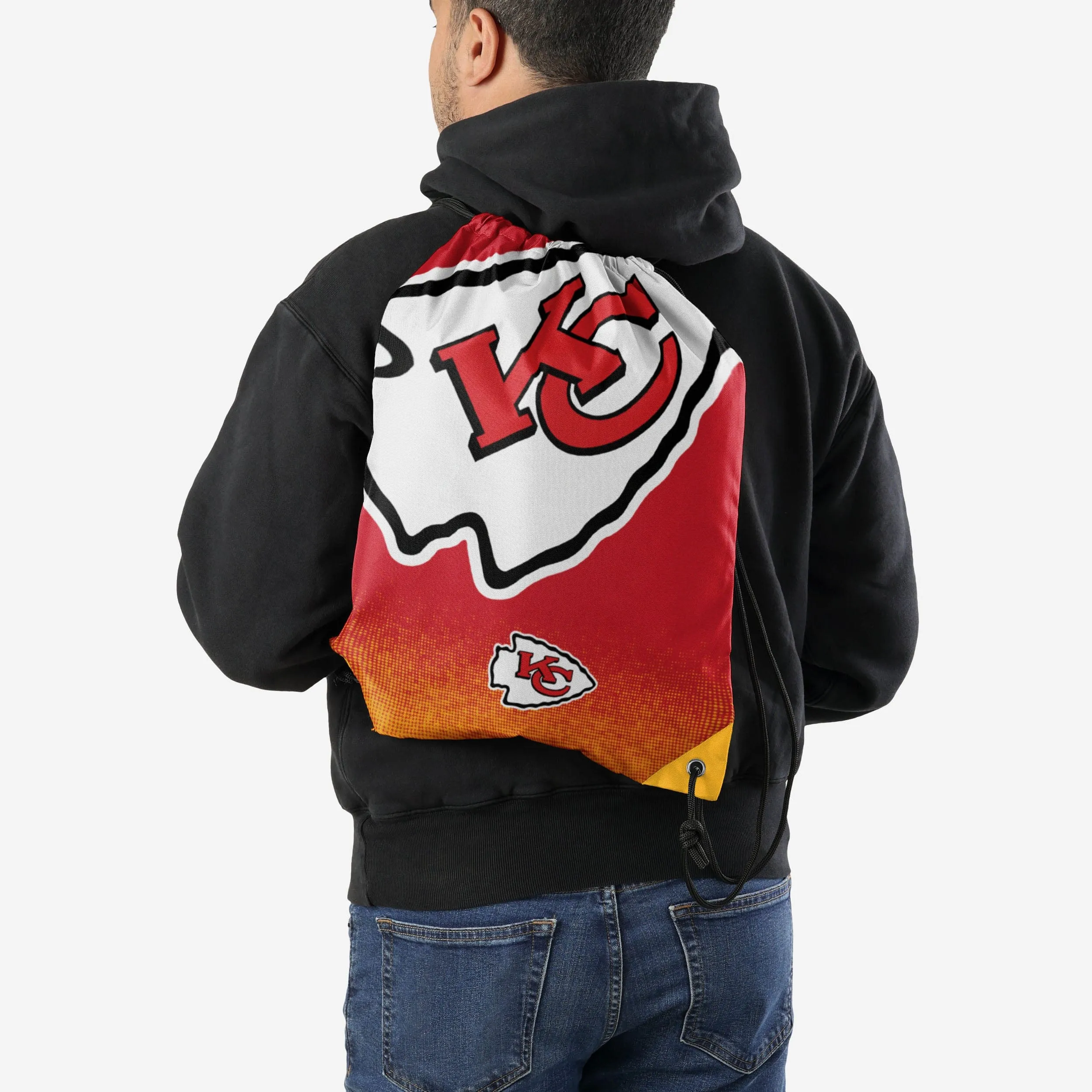 Kansas City Chiefs Gradient Drawstring Backpack