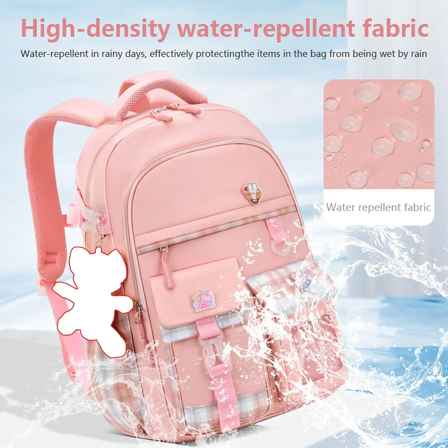 Kawaii Backpacks Refrigerator Door Bookbags for Aldult Backpack for Water-Resistant Primary Daypack