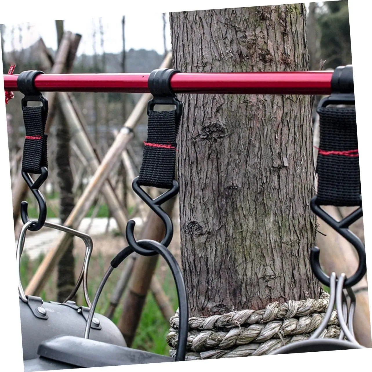KESYOO Shelf Hook Hooks Outdoor Camping Hook Hanger Pole Storage Hook Rack Movable Camping Hook Camping Hook