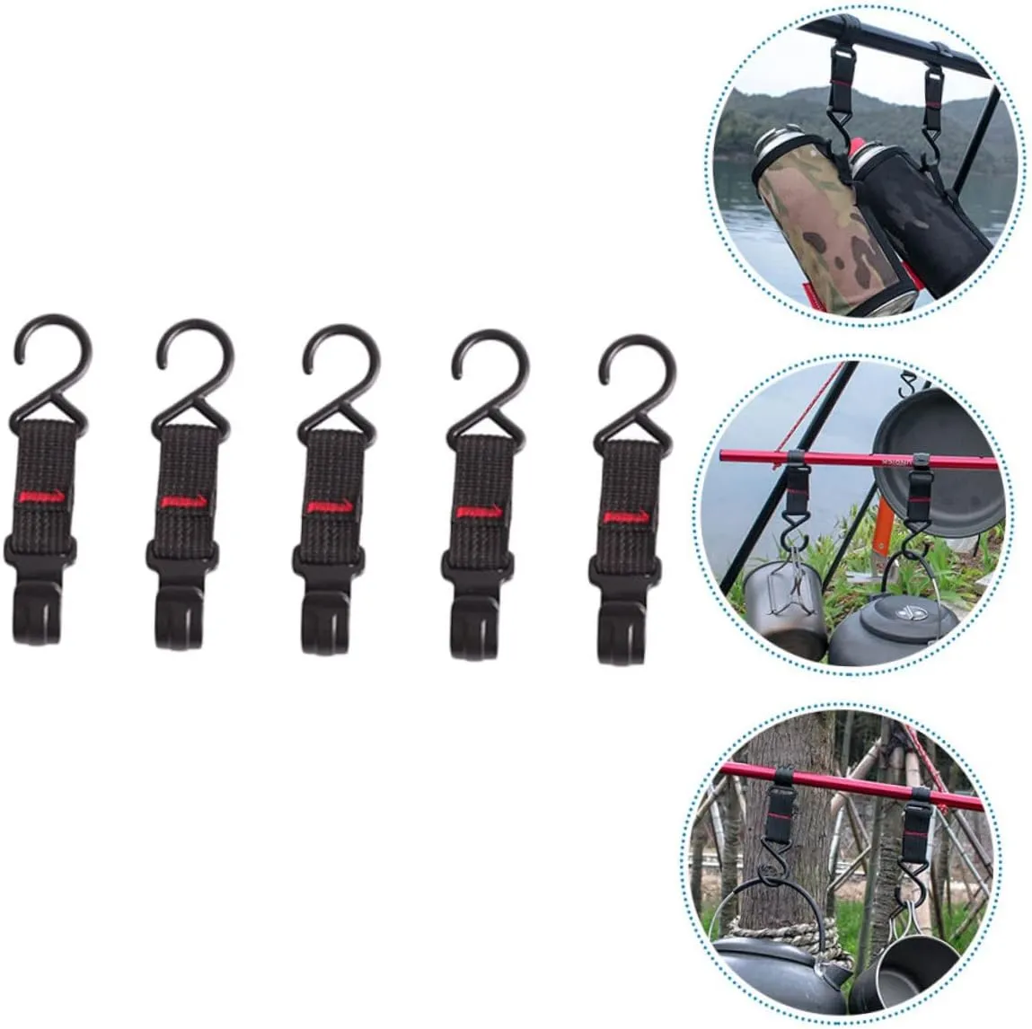 KESYOO Shelf Hook Hooks Outdoor Camping Hook Hanger Pole Storage Hook Rack Movable Camping Hook Camping Hook