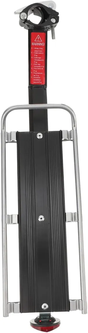 KICHOUSE Aluminum Alloy Quick Release Rear Rack for Bikes Lightweight Durable Mount for Panniers Cargo and More Fits Road Mountain Bikes for Trips Random Color
