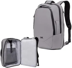 Knack Small Series 2 Laptop Backpack Fits up to 16 Inch Laptops - Knack Bags Carry-On Backpack, TSA Approved, Expandable Travel Backpacks With 2 Day Outfit Capacity, Alloy Gray
