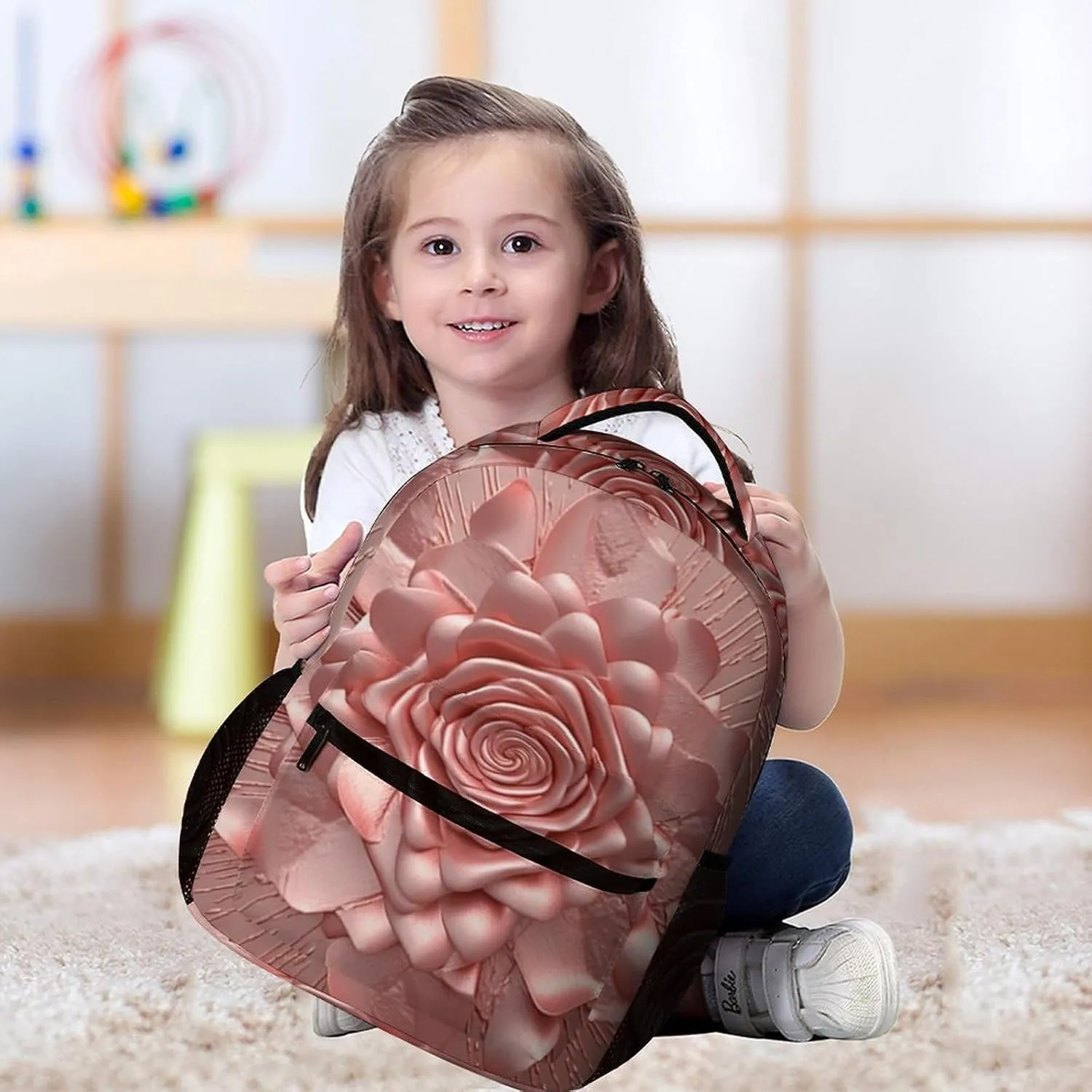 Laptop Backpack for Travel Daypack Computer Bag Work Rose Back Pack Nurse Bag for Hiking
