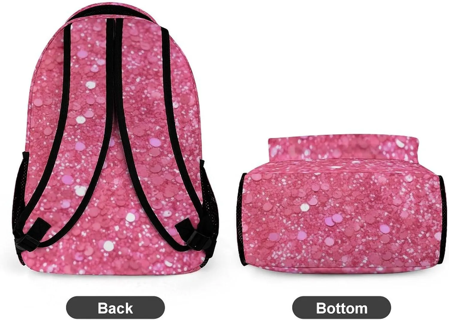 Laptop Backpack for Travel Daypack Computer Bag Work Sparkling Glitter Back Pack Nurse Bag for Hiking