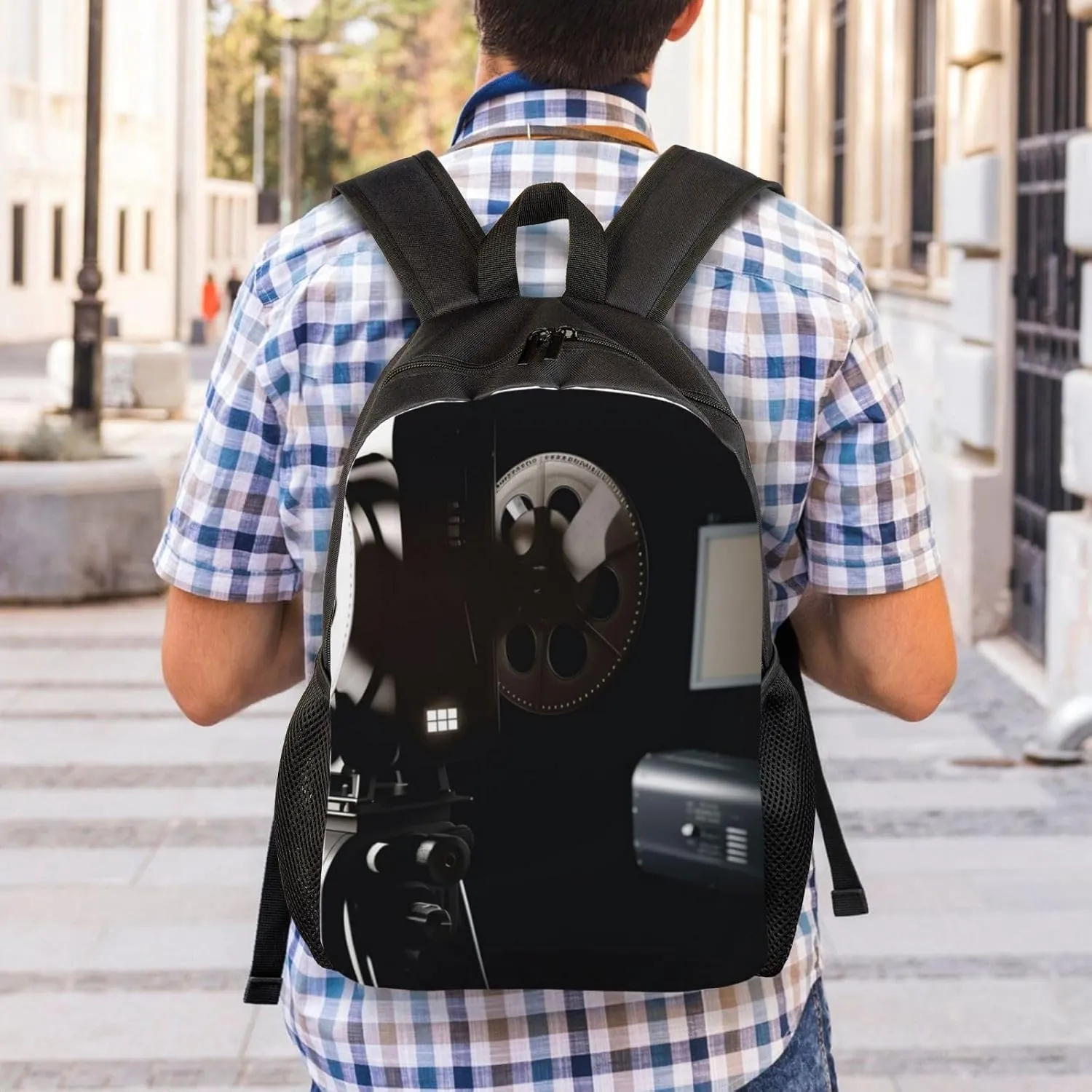 Laptop Backpack for Women Men Carry-on Backpack Projector Film Daypack Lightweight Travel Shoulder Bags