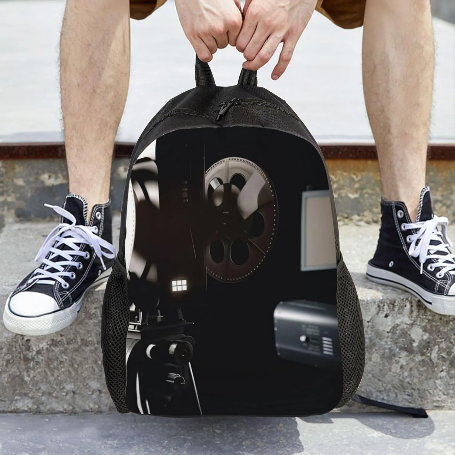 Laptop Backpack for Women Men Carry-on Backpack Projector Film Daypack Lightweight Travel Shoulder Bags